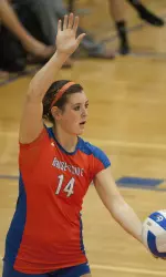 Casey Rose tallied a career-high five service aces