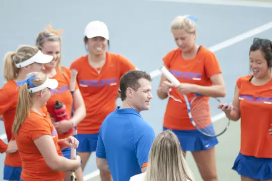 Beck Roghaar - Women's Tennis vs. Portland State, Appleton Tennis Courts, Tennis, Athletics, Photo By Karl LeClai