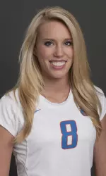 Aly Duffin led the Broncos hitting a career-high 70 percent.