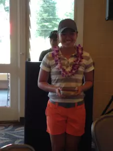 Genevieve Ling finished third at the Rainbow Wahine Invitational.