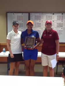 Samantha Martin vaulted to the top of the leaderboard with a 9-under 63.
