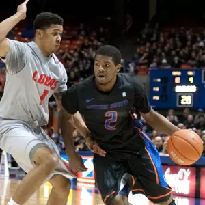 Derrick Marks' two free throws in the last 13 seconds led the Broncos to victory.