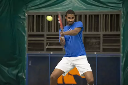 Nathan Sereke clinched the team victory with win on court two.