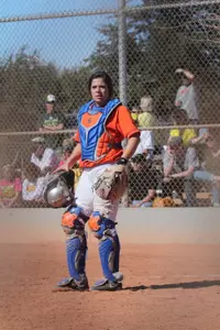 Hailey Torrez homered and caught a runner stealing in the seventh against Pacific