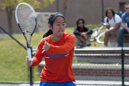 Bobbi Oshiro's court six win clinched the match for Boise State.