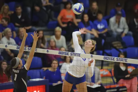 Sierra Nobley had a team-high 19 kills.