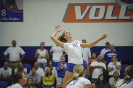Sierra Nobley needs 16 kills to set school record for a season.