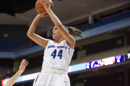 Brooke Pahukoa had a team-high 23 points in 25 minutes.