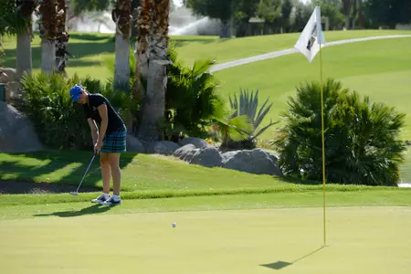 Sammie Pless is tied for sixth place after shooting 73 (+1).