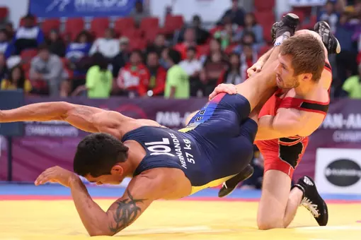 Andrew Hochstrasser won a gold medal at 61 kilograms.