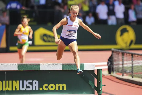 Marisa Howard, 3000m steeplechase finals, Day four of the 2015 NCAA Division 1 Outdoor Track & Field Championships at Hayward Field in Eugene , Oregon on June 13, 2015 (Eric Evans Photography