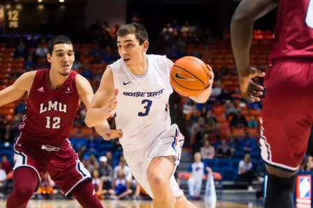 Men's Basketball v. Loyola Marymount, Kristen McPeek Photo