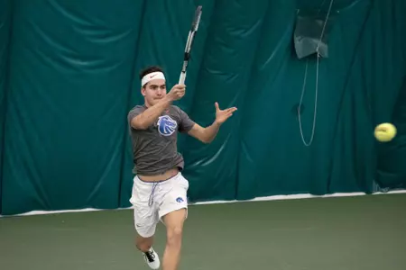 Luka Soskic vs Lewis-Clark State, Photo by Madison Park