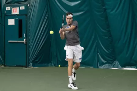 Luka Soskic vs Lewis-Clark State, Photo by Madison Park