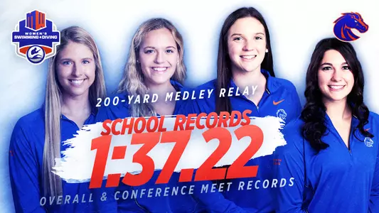 200-yard medley record graphic