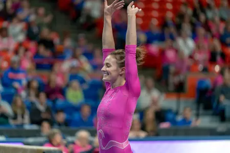 Women's Gymnastics vs. Air Force and SJSU, Aaron Bacus Photo