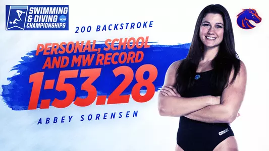 Abbey Sorensen NCAA Record Graphic