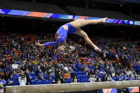 Gymnastics vs Utah State and Washington State, Photo by Madison Park