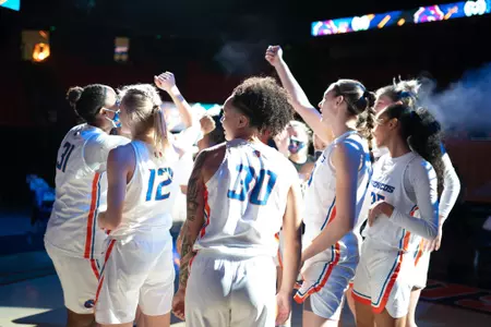 2020-21 WBB Team Action vs CSU G1