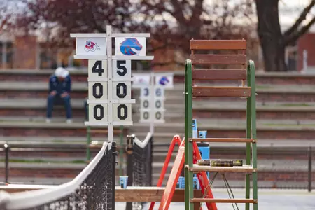 Men's Tennis vs Fresno State, Aaron Bacus Photo