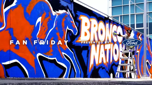 Fan Friday Bronco Nation Mural Graphic