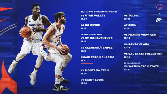 2021-22 MBB Nonconference Schedule Graphic