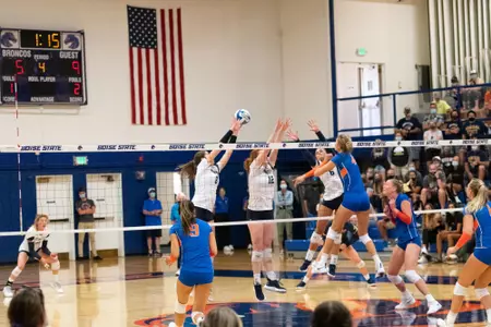 Volleyball, BSU Vs. Montana State, Danny Swanstrom Photo