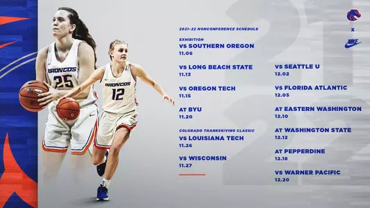 2021-22 Nonconference Schedule WBB