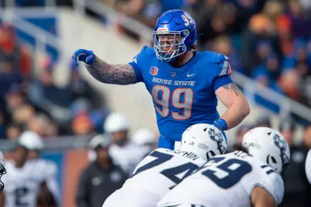 Boise State Football vs Utah State, John Kelly photo.