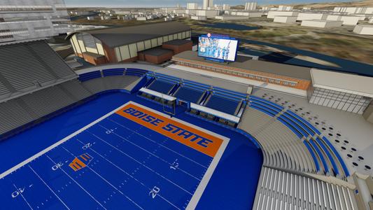 North End Zone Rendering 2022