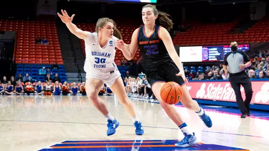 Boise State Womenâ??s Basketball vs BYU, photo Danny Swanstrom