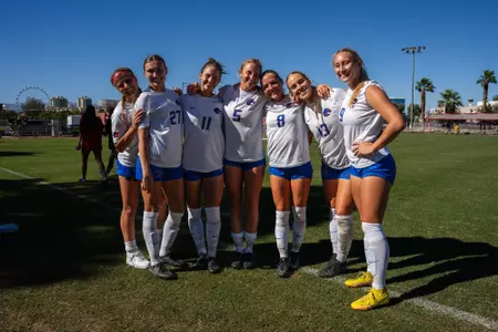 Photo of soccer team from UNLV in 2023.