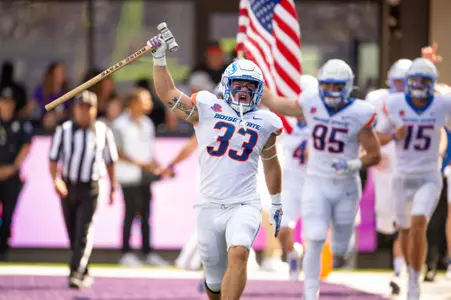 Tyler Crowe carrying the Dan Paul Hammer