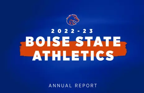 Boise State Athletics FY23 Annual Report Cover Page