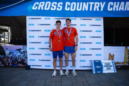 Joe Hudson and Tom Patrick posed together.