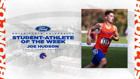 Joe Hudson of men's cross country named the Ford Boise State Student-Athlete of the Week