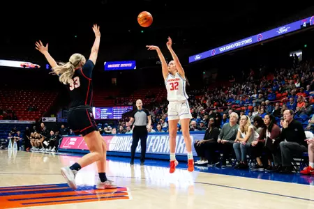 Natalie Pasco Attempts a 3-Pointer against Pepperdine