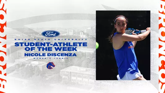 Nicole Discenza of women's tennis named Ford Athlete of the Week