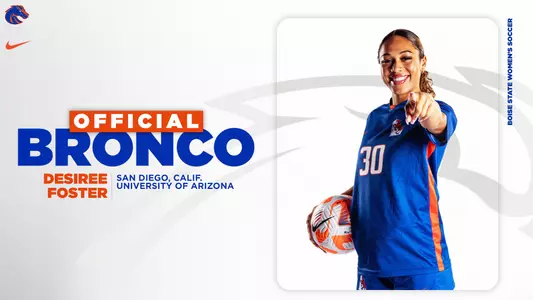 Signed Bronco Graphic: Desiree Foster