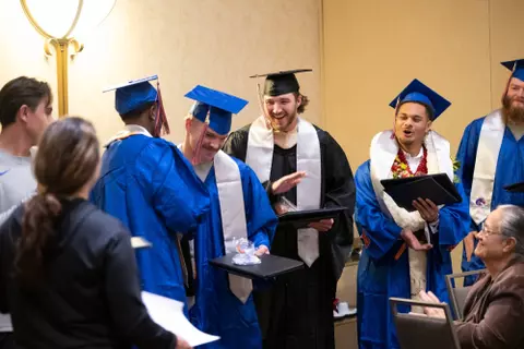 Boise State Football, Graduate recognition, John Kelly photo.