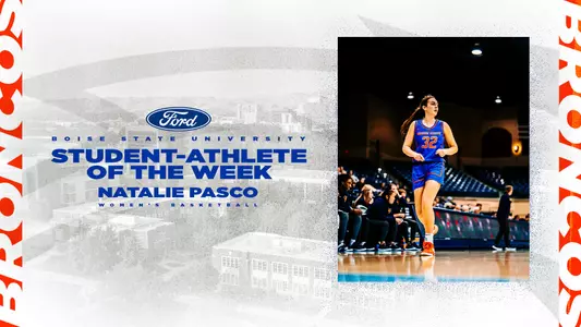 Natalie Pasco of women's basketball named the Ford Student-Athlete of the Week