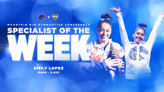 Emily Lopez MRGC Bars Specialist of the Week (2.13)