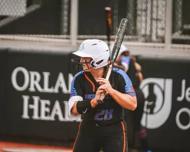 Jordyn Hutchins at Bat at Black & Gold Classic hosted by UCF (2-10-23).
