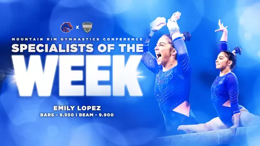 Emily Lopez MRGC Specialist of the Week (Bars, Beam)