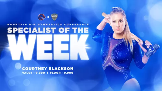 Graphic for Coutnry Blackson MRGC Specialist of the Week