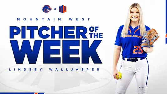 Lindsey Walljasper MW Pitcher of the Week graphic 2023.