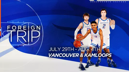 Boise State men's basketball to take a foreign tour to Canada in Vancouver and Kamloops, July 29-Aug. 4