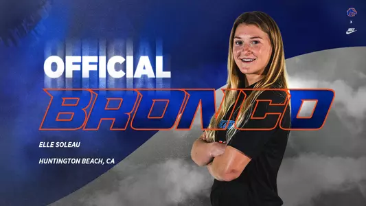 Elle Soleau Official Bronco Graphic, Soccer 2023.