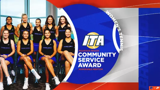 Graphic for Women's Tennis ITA Community Award