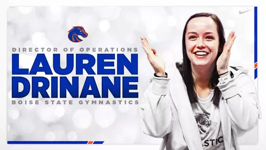 Lauren Drinane was named Director of Operations for Boise State's gymnastics team.